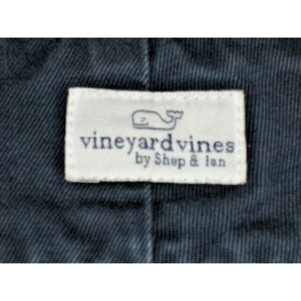Mens Vineyard Vines Club Navy Flat Front Cotton Casual Golf Shorts sz 30x8